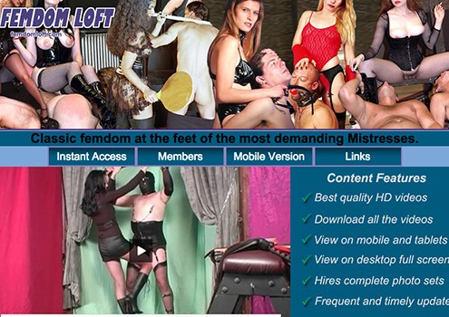 Top adult paysite with true femdom content.